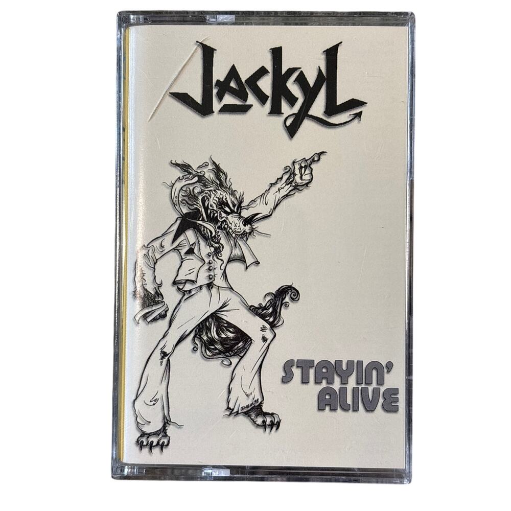 JACKYL STAYIN' ALIVE  Cassette tape Shimmer Tone Recording rare HTF OOP 1998
